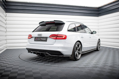 Rear Splitter (with vertical bars) Audi A4 Competition B8 Facelift