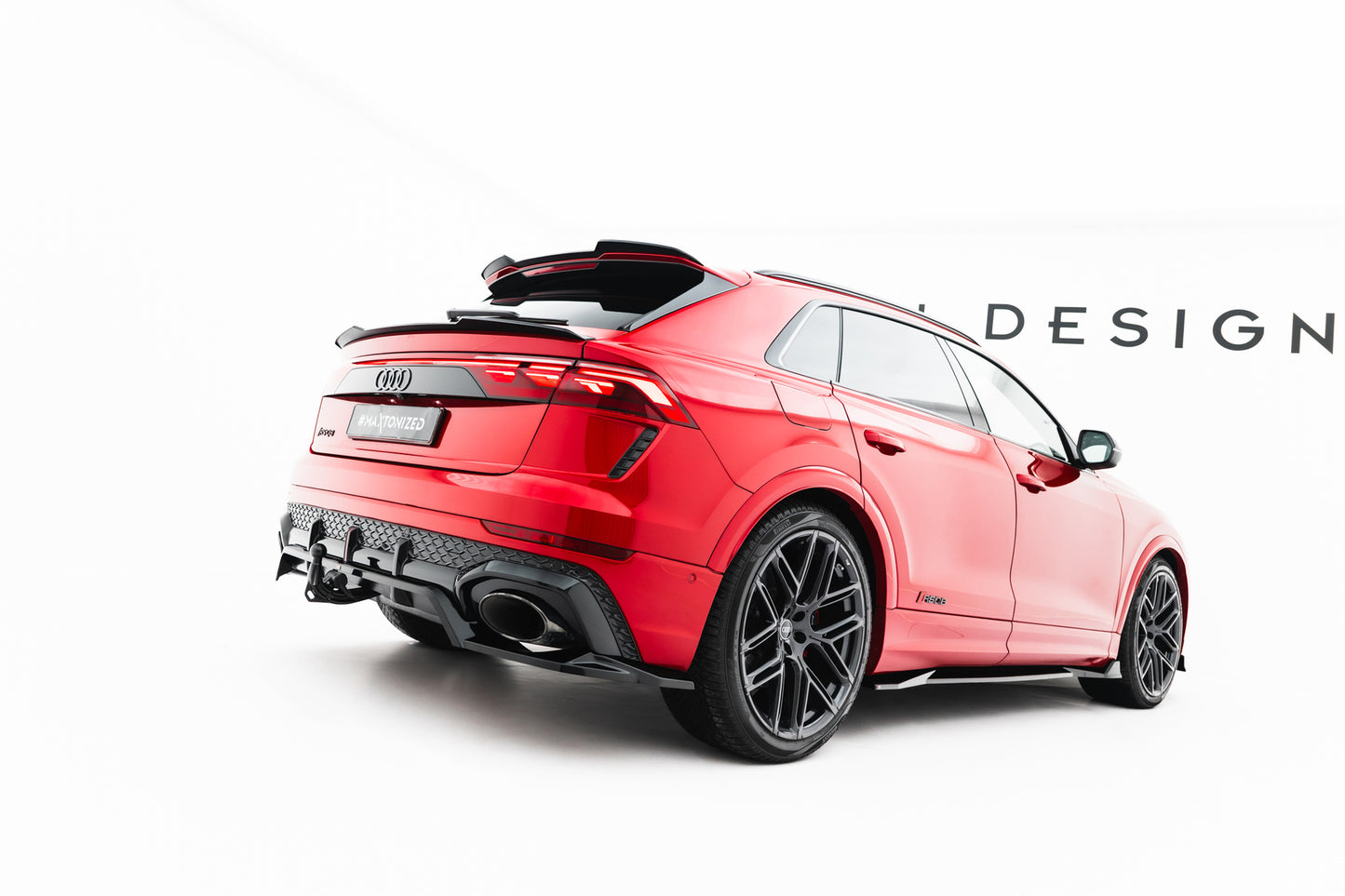 Rear Splitter (with vertical bars) Audi RSQ8 Mk1 Facelift