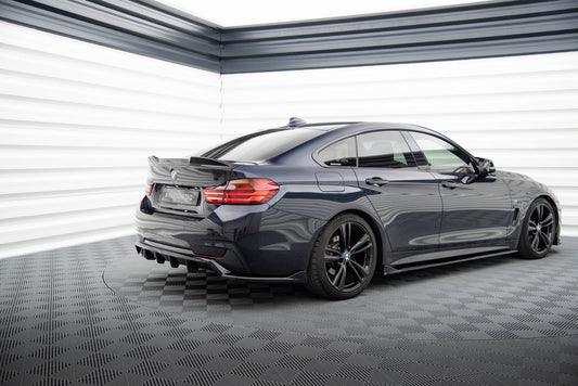 Rear Splitter (with vertical bars) BMW 4 Coupe / Gran Coupe / Cabrio M-Pack F32 / F36 / F33