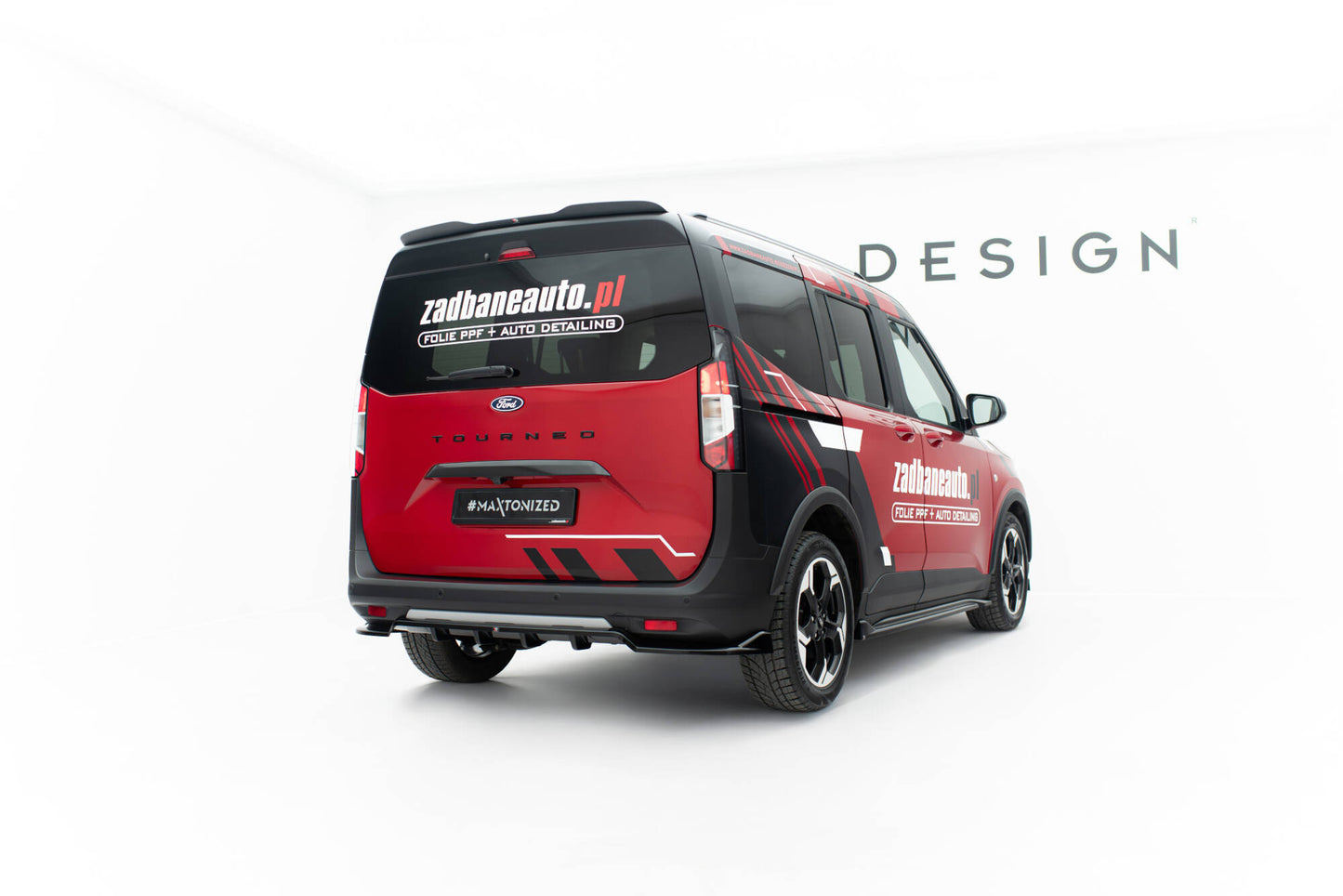 Rear Splitter (with vertical bars) Ford Tourneo Courier Mk2