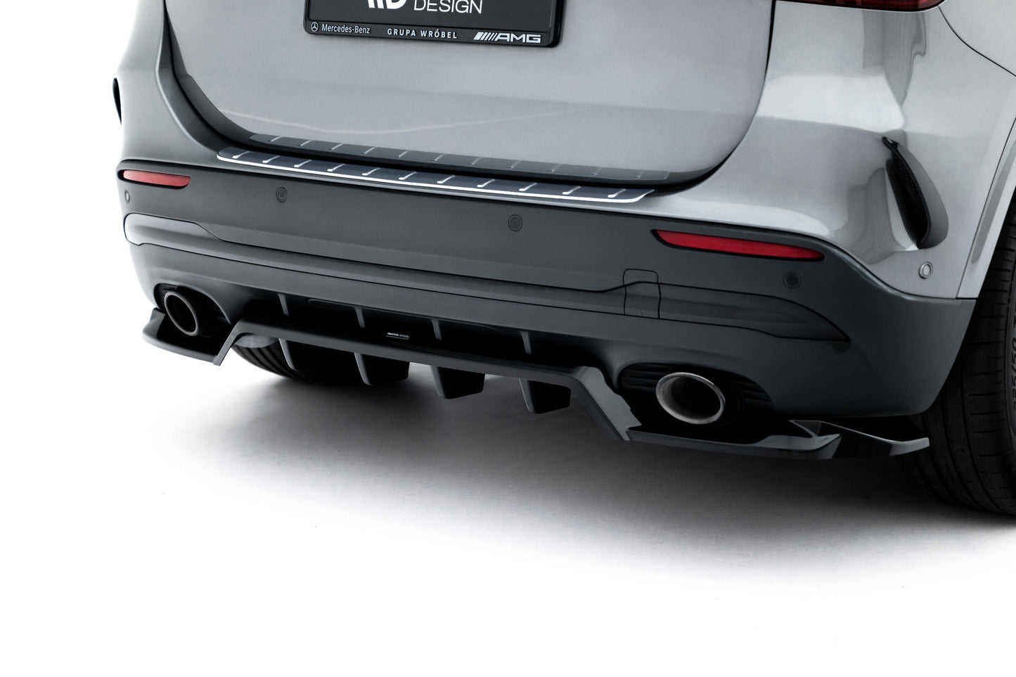 Rear Splitter (with vertical bars) Mercedes-AMG GLA 35 H247 Facelift