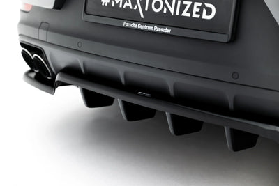 Rear Splitter (with vertical bars) Porsche Cayenne SUV / Coupe Mk3 Facelift