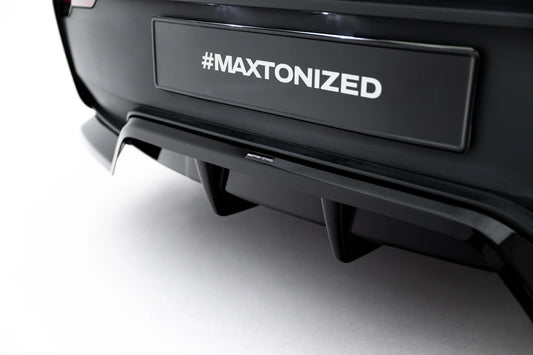 Rear Splitter (with vertical bars) Tesla Model Y Premium Mk1 Facelift