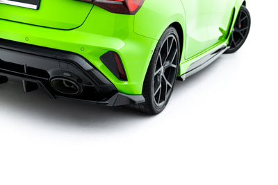 Rear Splitter (with vertical bars) V.1 Audi RS3 Sportback 8Y Facelift