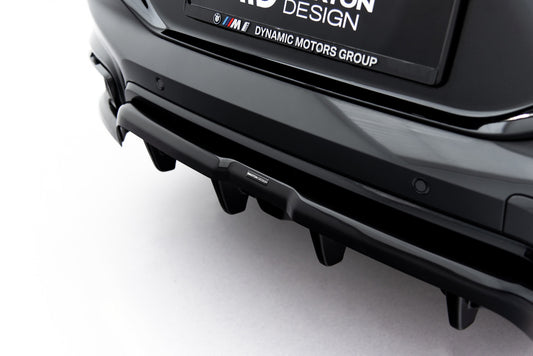 Rear Splitter (with vertical bars) V.1 BMW X6 M-Pack G06 Facelift