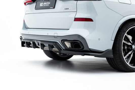 Rear Splitter (with vertical bars) V.2 BMW X5 M-Pack G05 Facelift