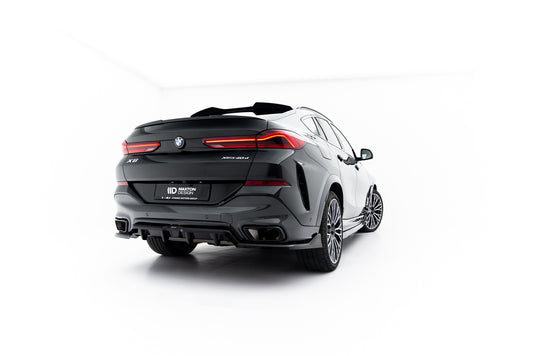 Rear Splitter (with vertical bars) V.2 BMW X6 M-Pack G06 Facelift