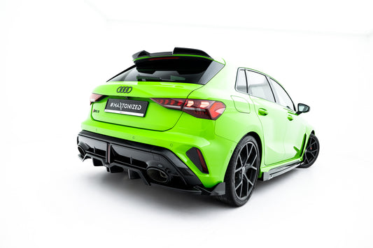 Rear Splitter (with vertical bars) V.3 Audi RS3 Sportback 8Y Facelift