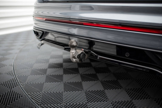 Rear Splitter (with vertical bars) Volkswagen Tiguan Allspace R-Line Mk2 Facelift
