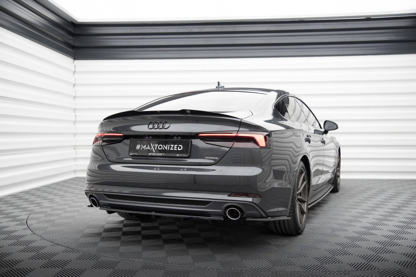 Rear Side Splitters Audi A5 S-Line F5 Sportback 