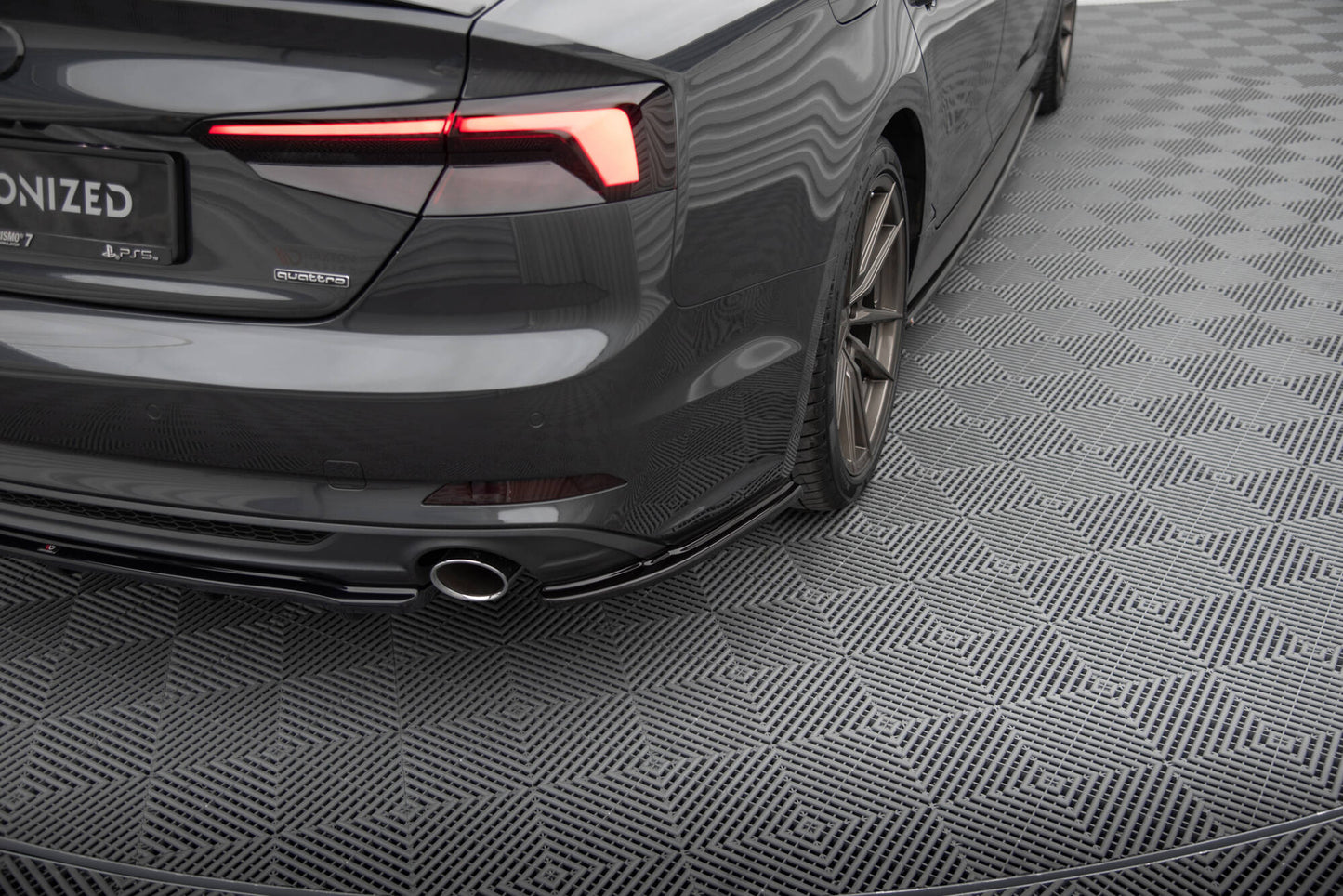 Rear Side Splitters Audi A5 S-Line F5 Sportback 
