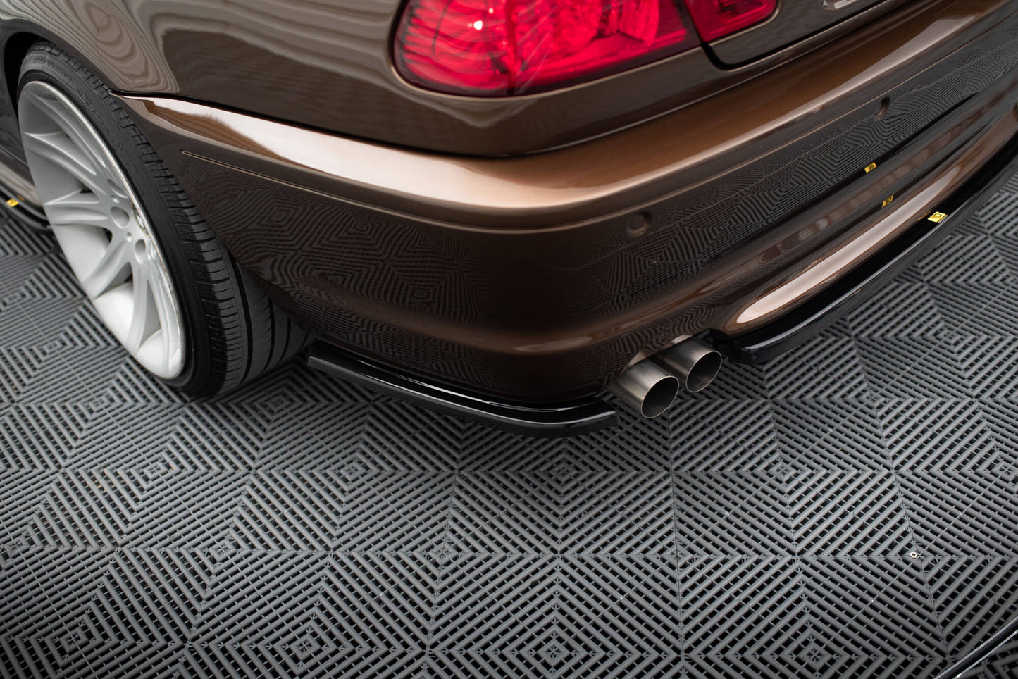 Rear Side Splitters BMW 3 M-Pack Coupe E46 