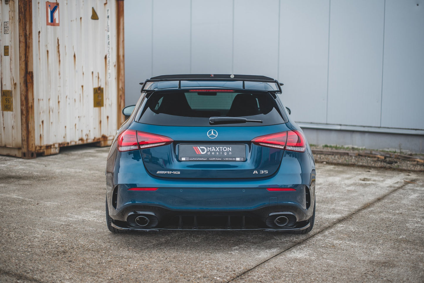 Rear Side Splitters Mercedes A35 AMG Aero Hatchback W177 
