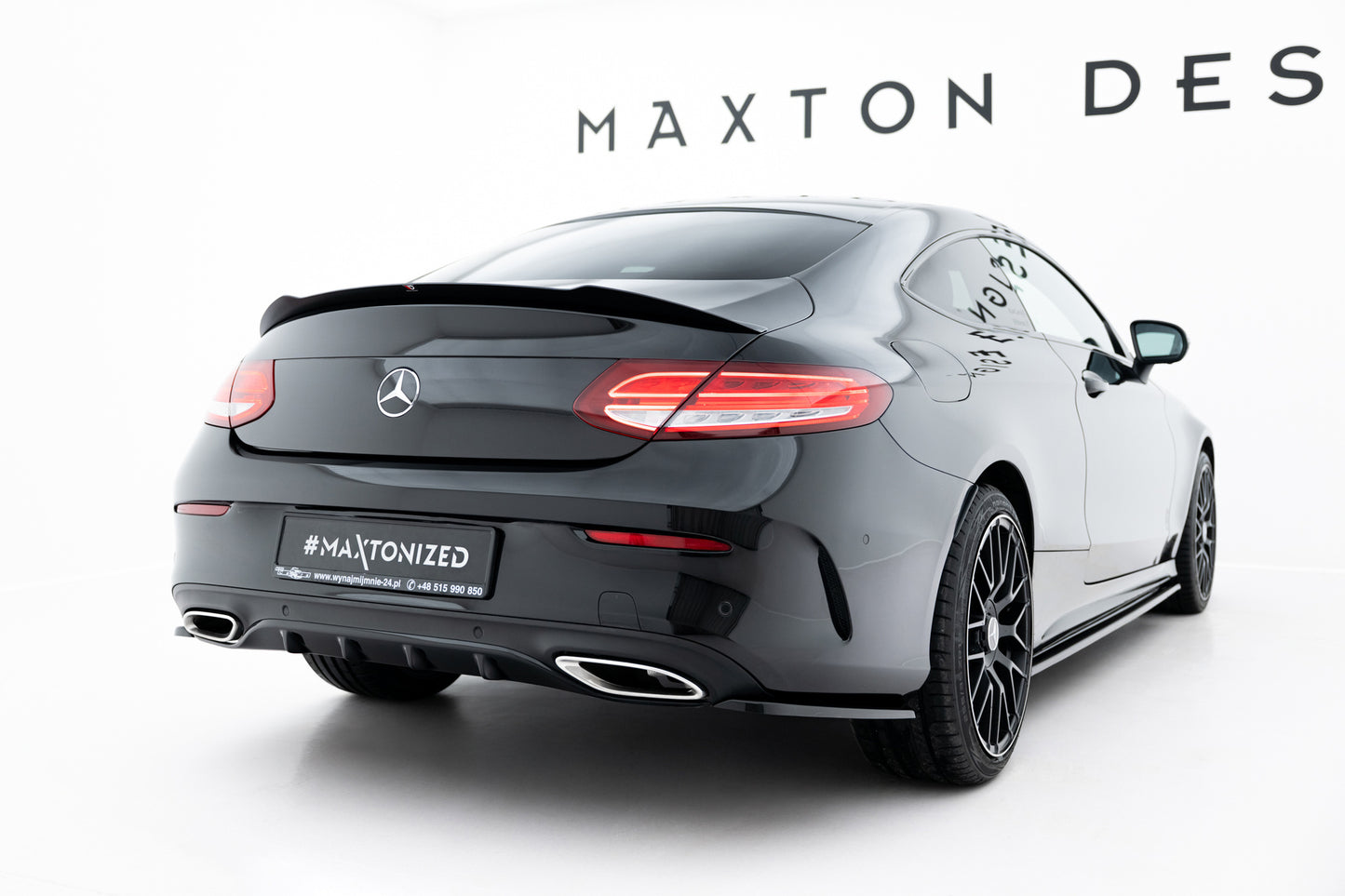Rear Side Splitters Mercedes- Benz C Coupe AMG-Line C205