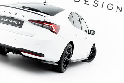 Rear Side Splitters Skoda Octavia Sportline Liftback / Combi Mk4 Facelift