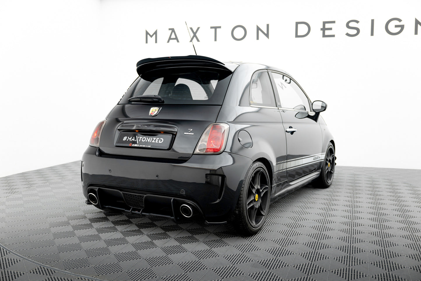 Rear Side Splitters V.2 Abarth 500 Mk1