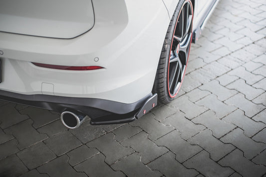 Rear Side Splitters V.2 + Flaps Volkswagen Golf GTI / GTE Mk8