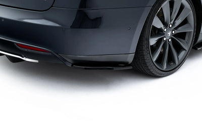 Rear Side Splitters V.2 Tesla Model S Mk1