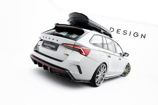 Rear Side Splitters V.7 Skoda Octavia RS Liftback / Combi Mk4 