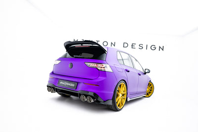 Rear Side Splitters V.7 Volkswagen Golf R Hatchback Mk8 / Mk8 Facelift