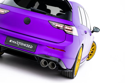 Rear Side Splitters V.8 Volkswagen Golf R Hatchback Mk8 / Mk8 Facelift
