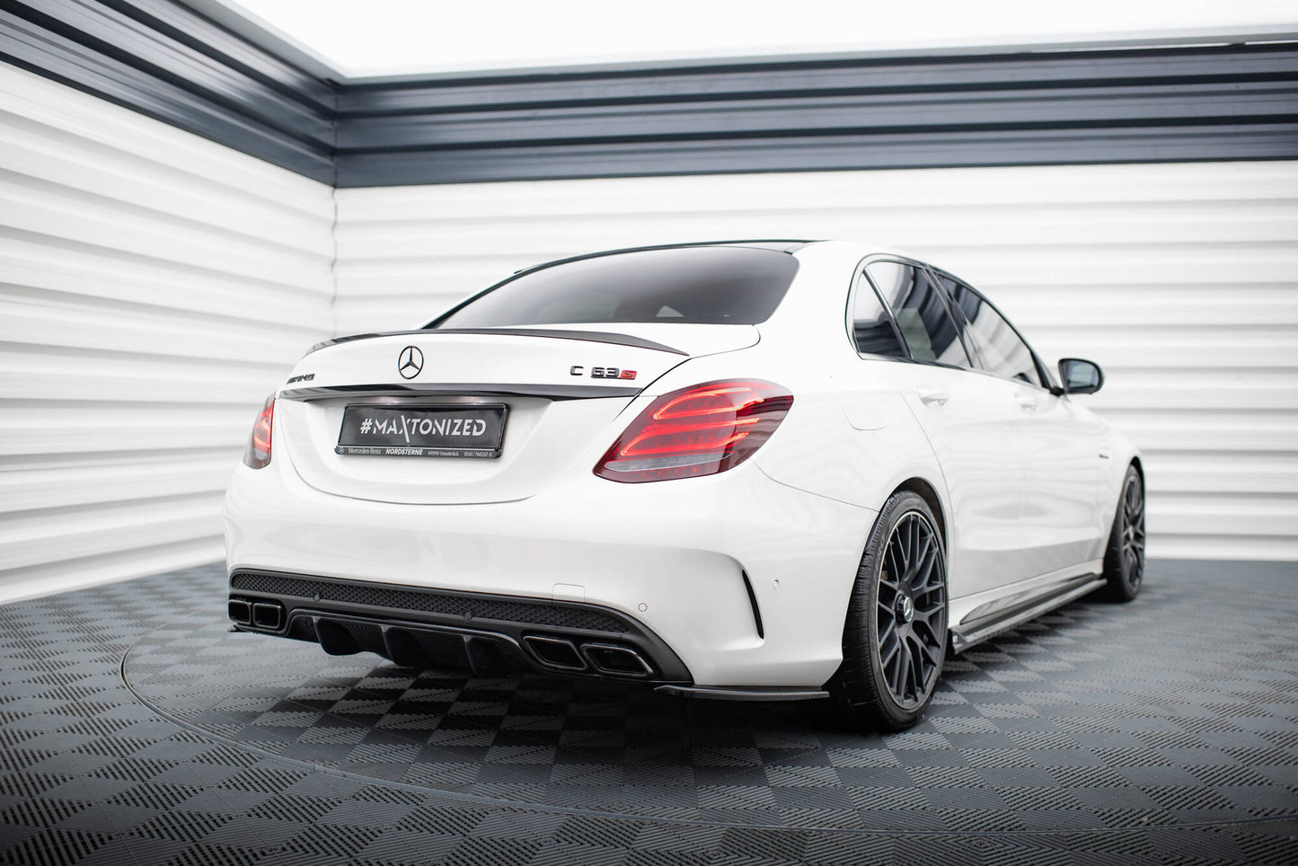 REAR SIDE SPLITTERS Mercedes C-Class S205 63AMG 