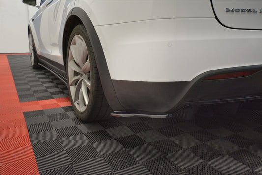 REAR SIDE SPLITTERS V.2 TESLA MODEL X 