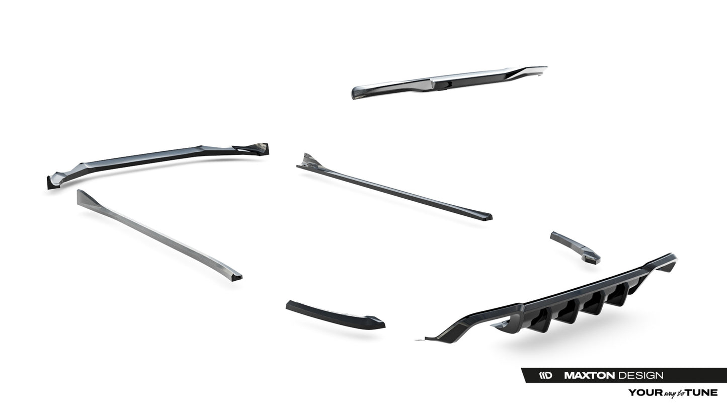 Set of Splitters BMW X3 M F97 Facelift