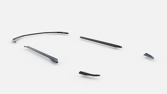 Set of Splitters Porsche 718 Cayman GT4 RS 982c