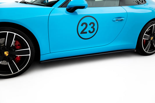 Set of Splitters Porsche 911 Carrera 991 Facelift