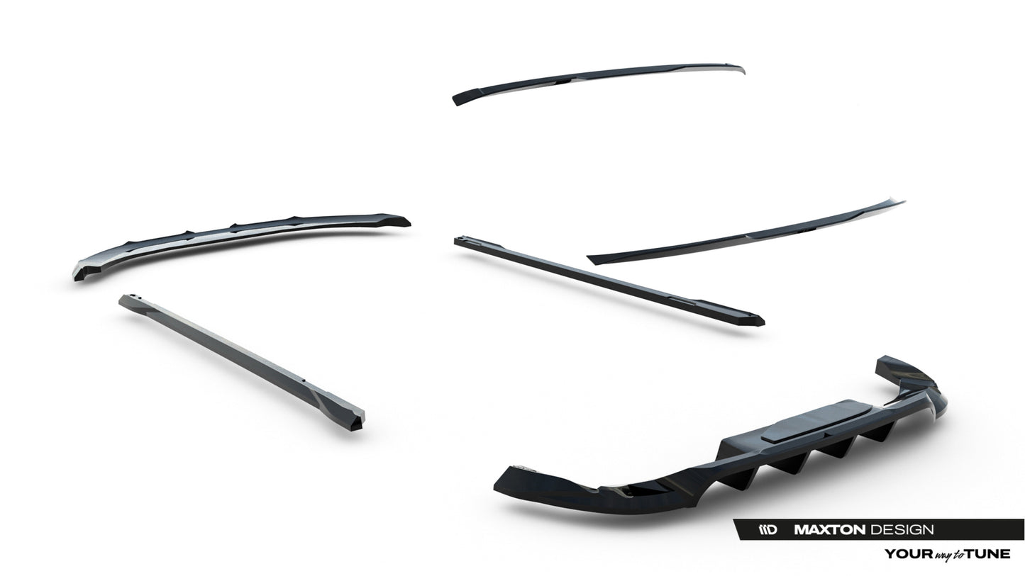 Set of Splitters Porsche Macan EV Mk1