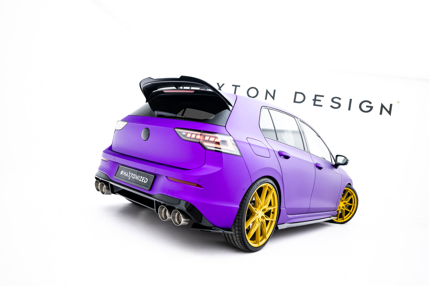 Set of Splitters V.2 Volkswagen Golf R Hatchback Mk8 Facelift