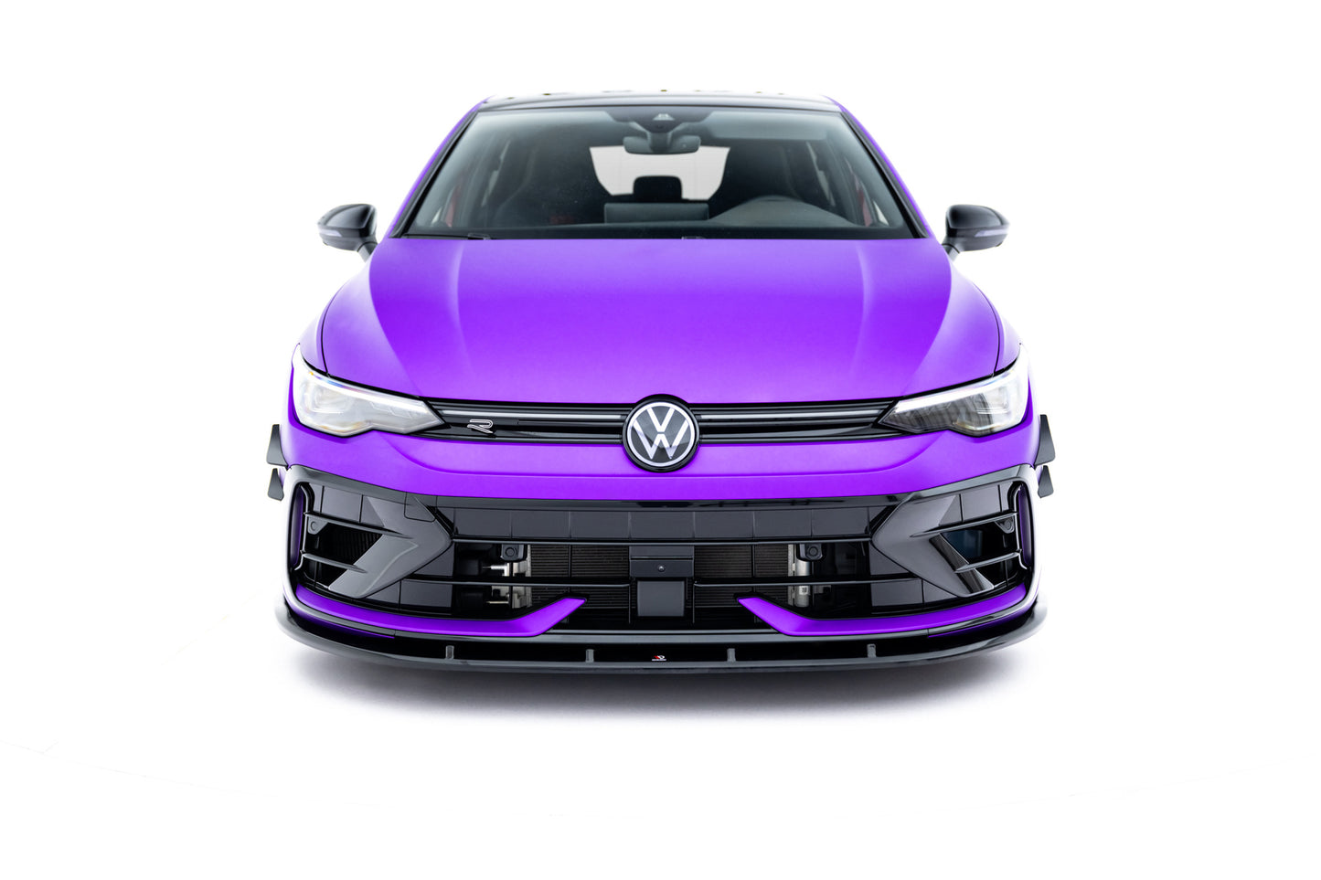 Set of Splitters V.2 Volkswagen Golf R Hatchback Mk8 Facelift