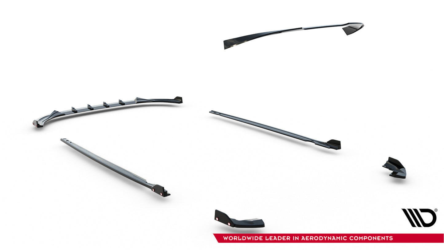 Set of Splitters V.3 Volkswagen Golf R Hatchback Mk8 Facelift