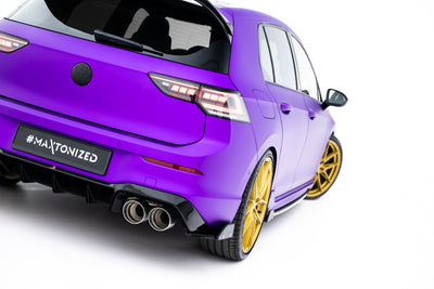 Set of Splitters V.4 Volkswagen Golf R Hatchback Mk8 Facelift