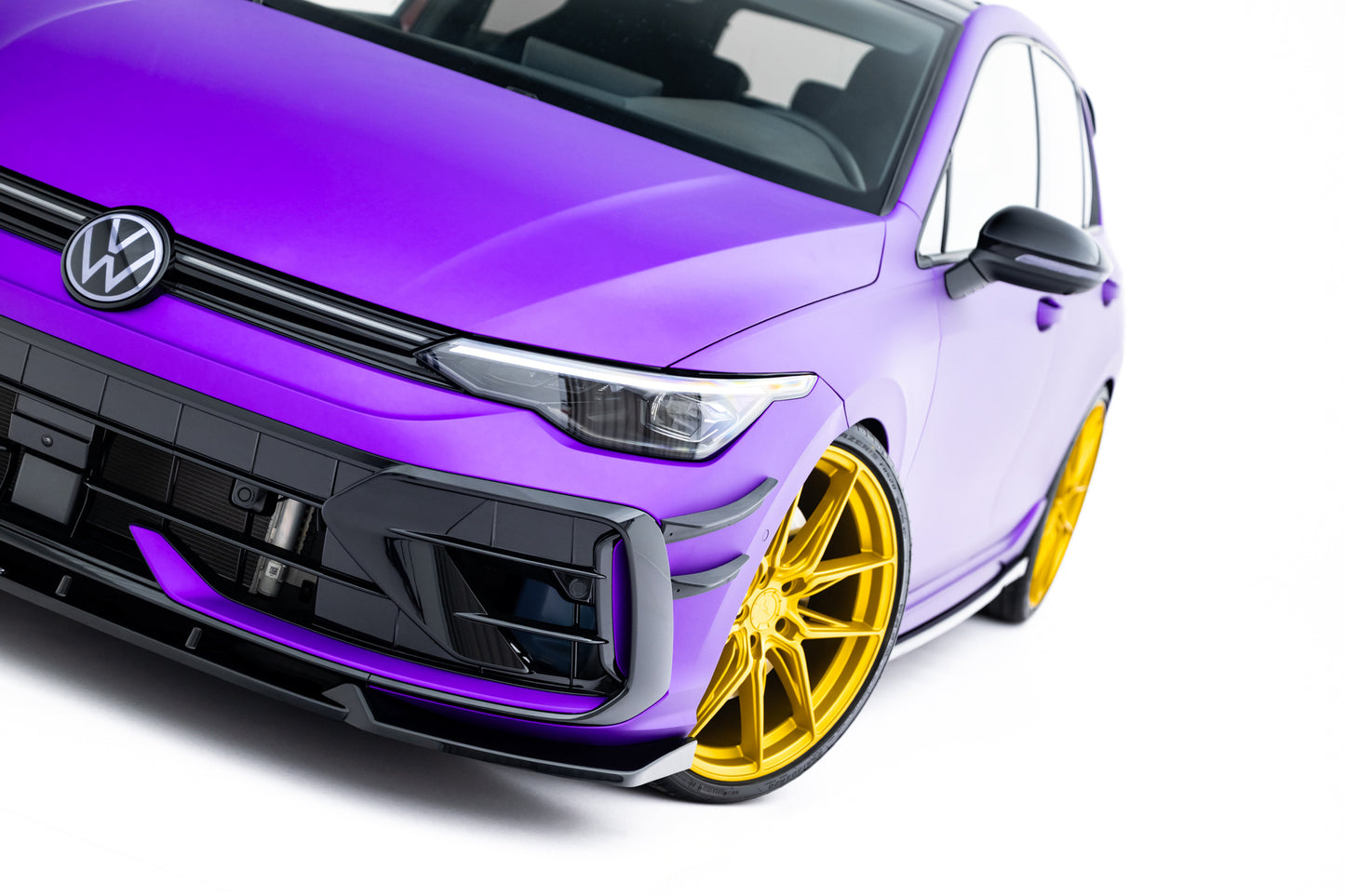 Set of Splitters V.5 Volkswagen Golf R Hatchback Mk8 Facelift