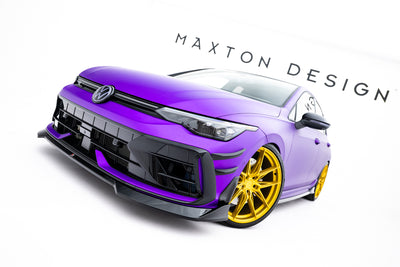 Set of Splitters V.6 Volkswagen Golf R Hatchback Mk8 Facelift