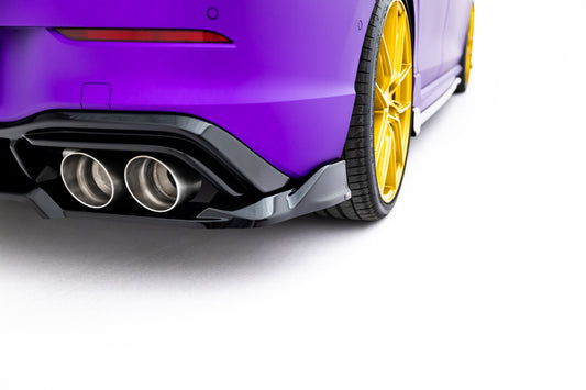 Set of Splitters V.6 Volkswagen Golf R Hatchback Mk8 Facelift