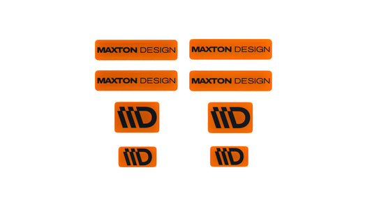 Black and Red 3D Sticker Set Maxton Design