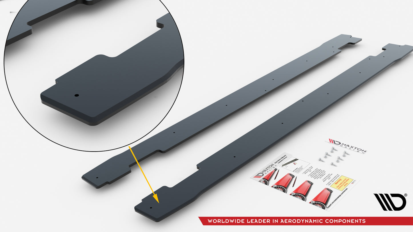 Street Pro Side Skirts Diffusers Jaguar F-Type X152 Facelift 2