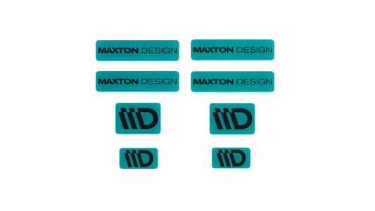 Black and Red 3D Sticker Set Maxton Design