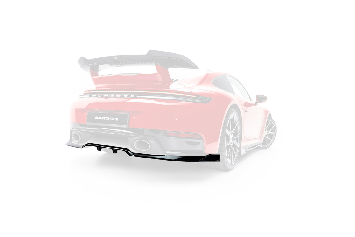Arriere Splitter (avec une barre verticale) compatible avec Porsche 911 Carrera Aero 992 