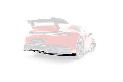 Arriere Splitter (avec une barre verticale) compatible avec Porsche 911 Carrera Aero 992 
