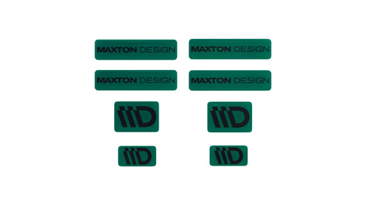 Black and Red 3D Sticker Set Maxton Design