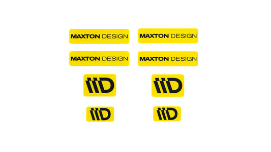 Black and Red 3D Sticker Set Maxton Design