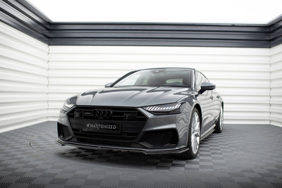 Splitter Przedni V.1 Audi A7 S-Line C8 / S7 C8 / C8 Facelift / S7 Facelift