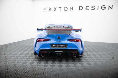 Karbonowy Spoiler Z Zewnętrznymi Wspornikami + LED Toyota Supra Mk5