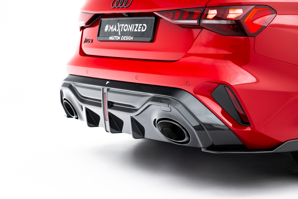Karbonowy Dyfuzor Tylny Prepreg Audi RS3 Sedan 8Y Facelift
