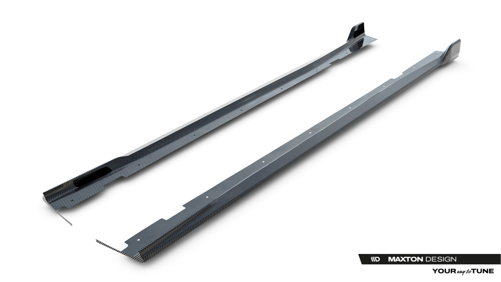 Karbonowe Splittery Boczne Prepreg BMW X7 M-Pack G07