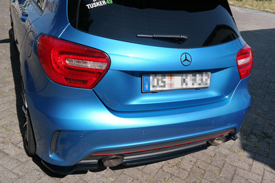 Splitter Tylny (BEZ DYFUZORA) MERCEDES-BENZ W176 AMG-LINE PRZEDLIFT